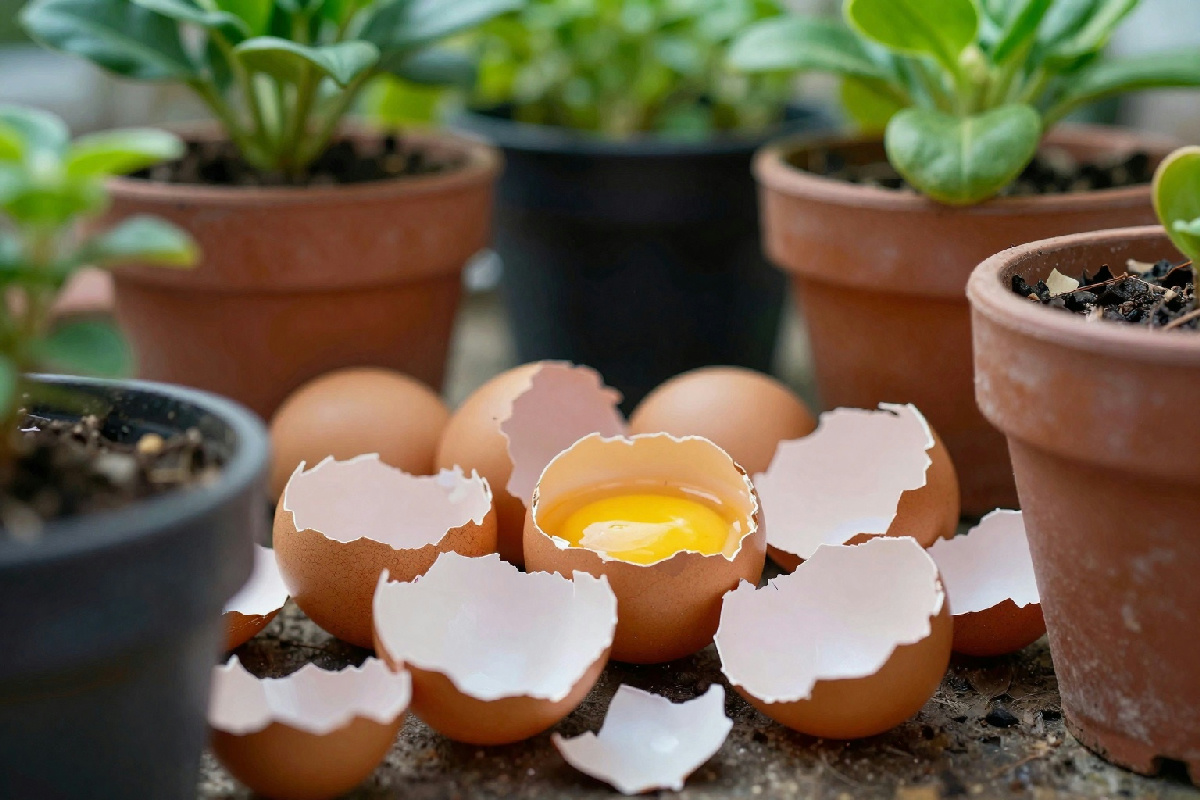 Gusci d'uovo: l'alleato inaspettato per rinvigorire le piante in vaso e migliorare il giardino